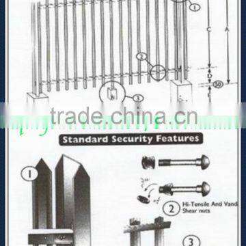 358/3510 prison secure fence wall from facotry