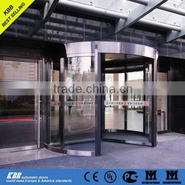 Automatic revolving door, tempered glass, RAL Painting surface