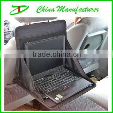 Car back seat foldable laptop holder organizer