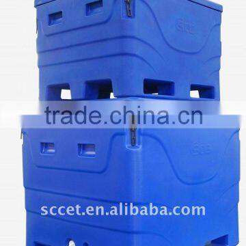 600L Blue Rotomolded Fishing Box Cooler Box Fish Tubs