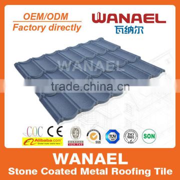 synthetic spanish stone coated flat concrete shingle roof tile