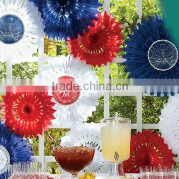Wedding Honeycomb Cutout Fan Flowers