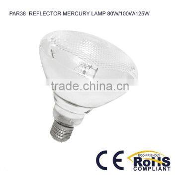 80W/100W/125W PAR38 reflector self ballast mercury lamp reptile lamp 127V 60HZ