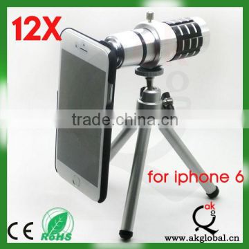 Universal 12X Zoom Mobile Phone Telephoto Lens With Case