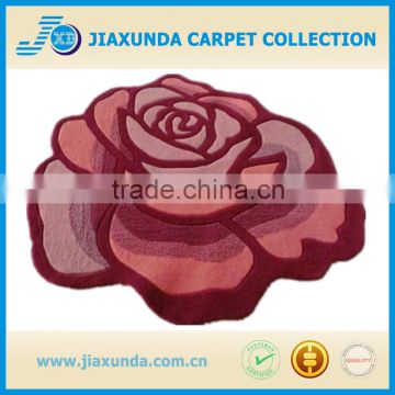 2016 Rose pattern hand tufted carton rug
