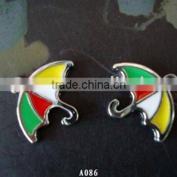 Multi Color Umbrella Shape Charm Pendant