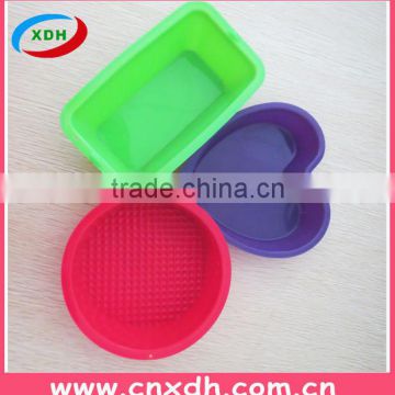 2016 Hot sell heart shaped food grade silicone cake molds