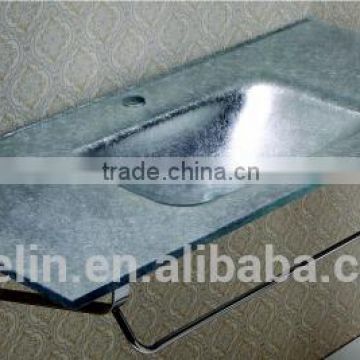 Foshan glass cabinet basin for wall mounted bathroom cabinet glass wash basin vanity LH-173