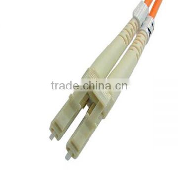 Fiber Optic LC Duplex MM Connector in Telecommunication Equipment