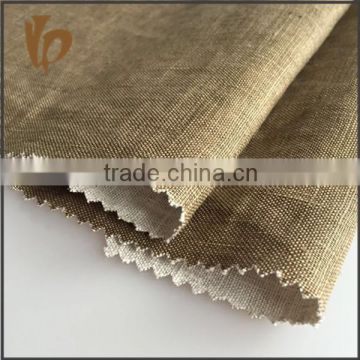 china supplier 9S pure linen coating fabric for coat