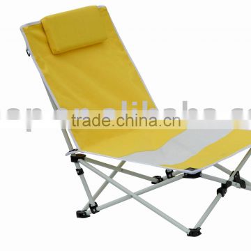 China supplier high quality Outdoor Furniture folding Beach Chair with Pillow