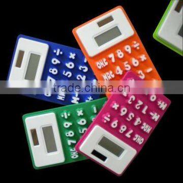 Flexable Silicone solar Calculator