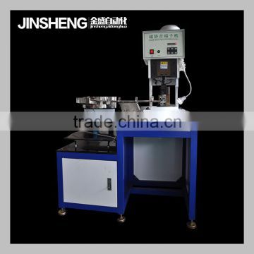 JS-2008A8 semi-auto bulk terminal used wire straightening and cutting machine cable lug press equipment