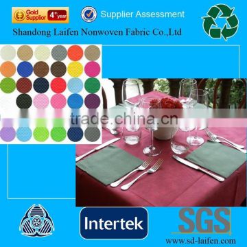 colored food grade nonwoven table cloth fabric