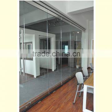 operable sliding movable partition wall