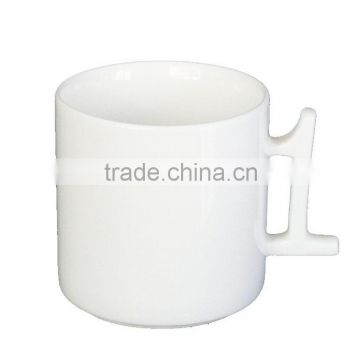 GRS new products 11oz ceramic number handle mug