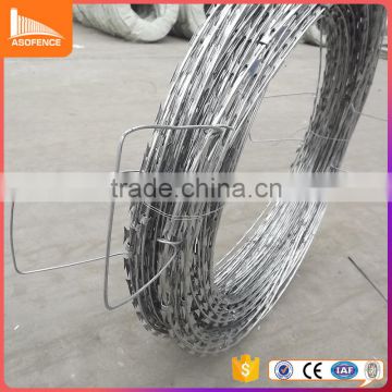 ASO factory hot selling for razor wire anti rust razor barbed wire fence