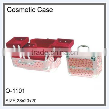 3 layers MDF cosmetics bags and cases