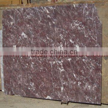 NATURAL RED AND WHITE MARBLE SLABS