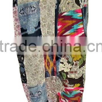 Trousers pants patchwork casual hippy trousers loose trousers online