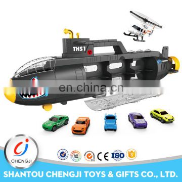 Brand new funny plastic sliding submarine toy for kids