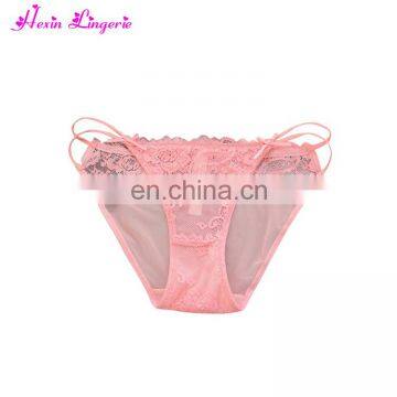 Hot Sale Pink Lace Young Girls Free Shipping Teen Panties Girls Underwear Panty Models