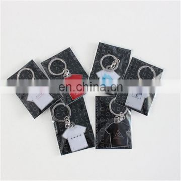 Cheap High Quality Wholesale Custom Metal Keychain /Lovely Design Clothes Shape Keychain