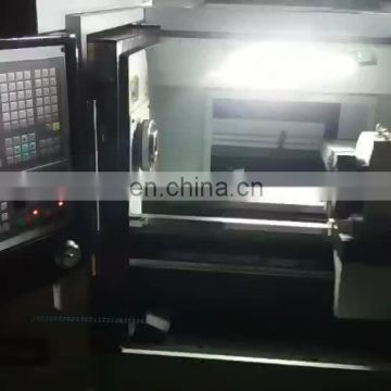 Alloy wheel metalworking lathe machine CK6140 flat bed CNC lathe machine