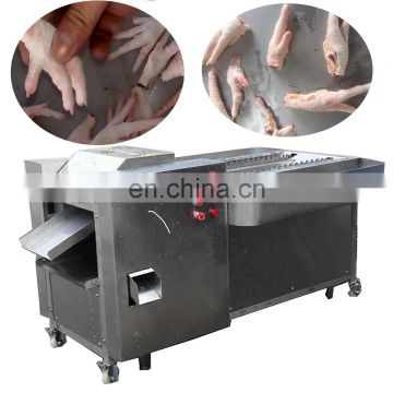 Chicken feet cutting machine /Chicken feet processing machine /Duck claw cutting machine