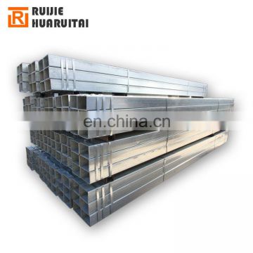 Tianjin gi z150 galvanized square steel pipe square rectangular pipe