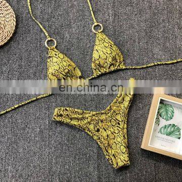 Sexy Thong Leopard Bikini 2019 Swimsuit Women Push Up Bikini Set Swimwear Mujer Biquini Maillot De Bain Femme Bathing Suit