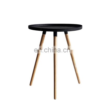 Wooden Coffee Table Casual Small Apartment Minimalist Fashion Creative Wooden Metal Modern Coffee Table In Home