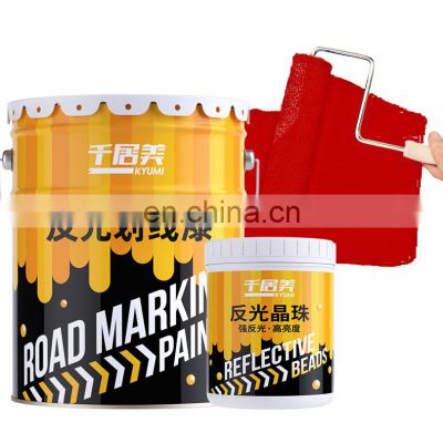 Economical durable and beautiful performance road marking paint high reflective coating
