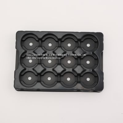 vacuum forming black plastic blister trays plastic PET  blister packaging customized pallets
