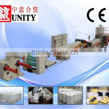 compound polyethylene PS foam fast food container production line