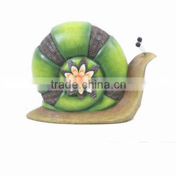 fashionable resin garden snail decoration