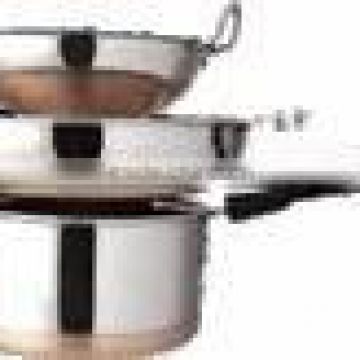 Stainless Steel Copper Botttom Cookware