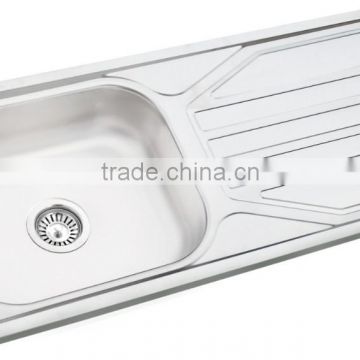 960*430mm XAL9643 single bowl with drainer kitchen sink stainless steel sink for middle east