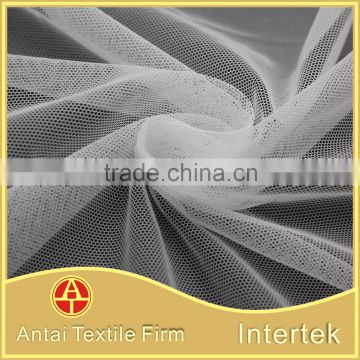 Good quality rigid fine nylon mesh fabric / stiff nylon net fabric for lingerie