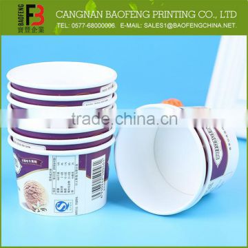 Hot Selling Custom Printed Paper Cups For Ice Cream