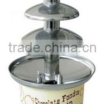 4-tire stainess steel commercial chocolate fondue fountain