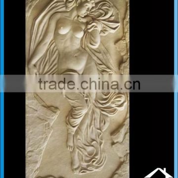 Art decoration nude wall relief