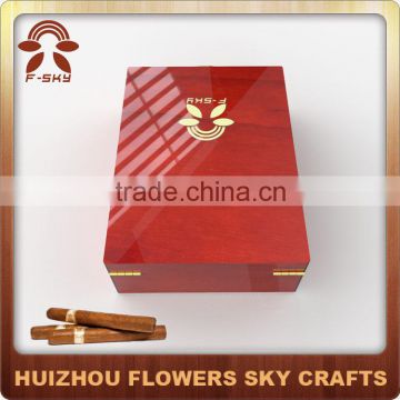Custom Red 20CT Travel Cigarette Wooden Box