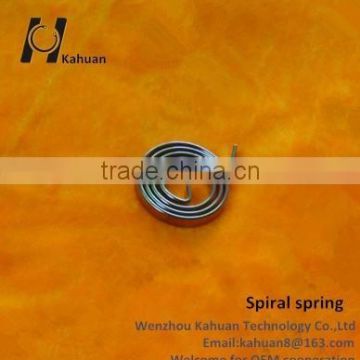 Custom made stainless steel flat spiral spring constant force extension