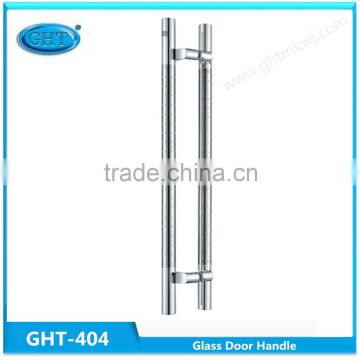 factory price sliding glass door handle,sus304 door handle with star point round tube