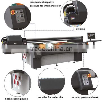Digital wide format digital uv printer/ uv flatbed metal sheet printer/ steel plate printer/ aluminium sheet printer