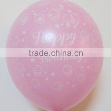 Happy birthday balloons helium balloon for round inflated balloons