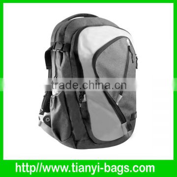Dark grey light grey classic color laptop bag backpack
