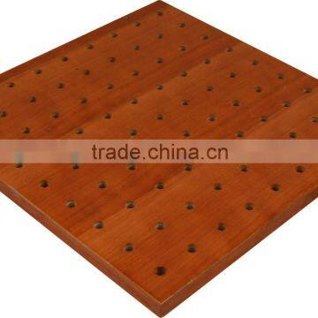 Insulation Decorative Wooden Perforated Soundproofing Wall Panel