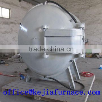 High vacuum furnace with high pressure for quenching